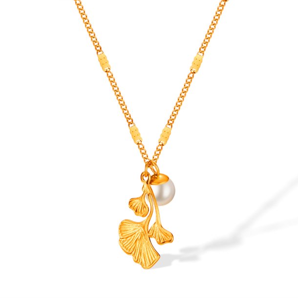 Leaf Drop Necklace